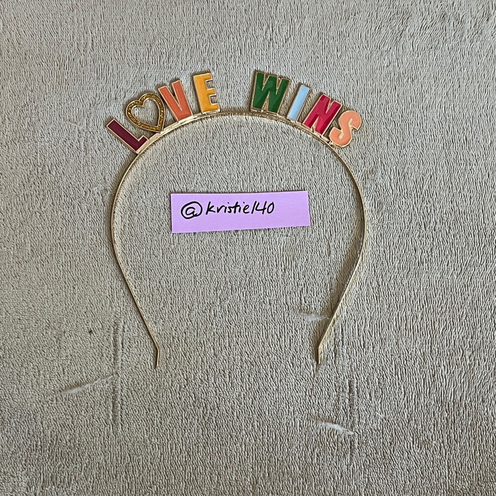 Colorful 'Love Wins' Headband Pride Target